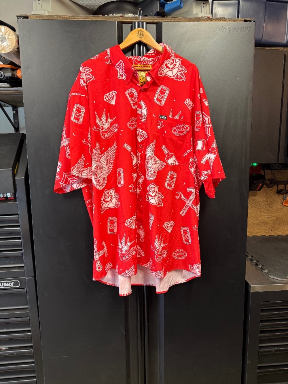 Dixxon Flannel Co. Party Boy 10 Yr Button-Up Shirt Mens 5XL